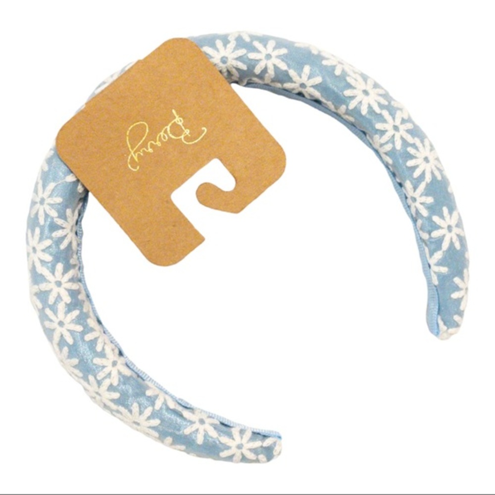 NEW BERRY Blue Floral Headband